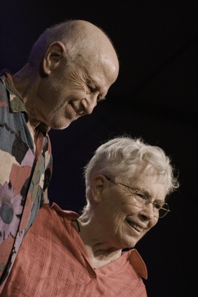 Barre Phillips et Pauline Oliveiros 